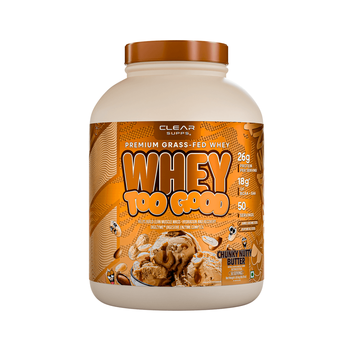 WHEY TOO GOOD — Chunky Nutty Butter / 50 Servings