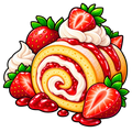 Strawberry Swiss Roll