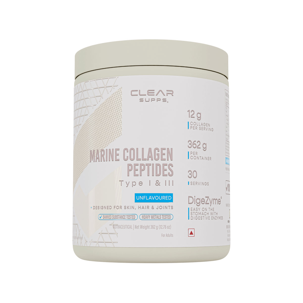 MARINE COLLAGEN PEPTIDES — Unflavored / 30 Servings